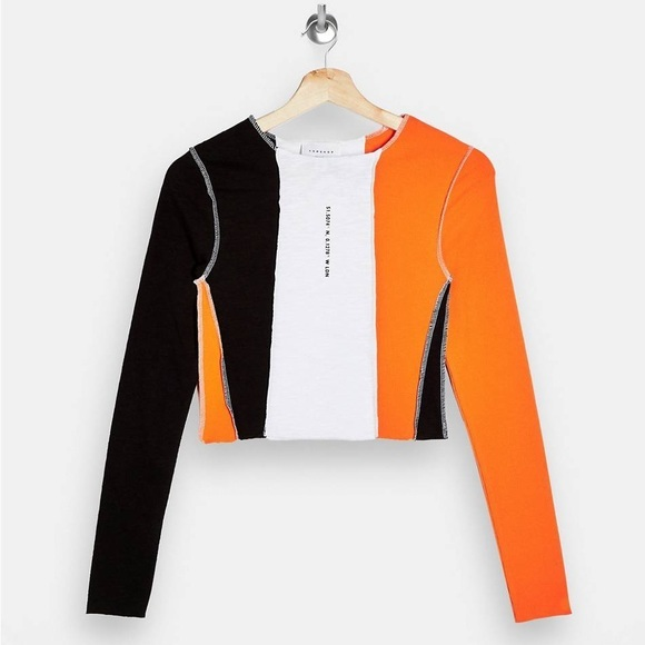 Topshop Multi Color Top US 4 - Picture 1 of 13